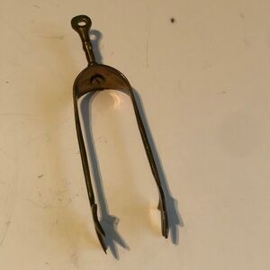 Vintage brass claw foot tongs for serving ice cubes or sugar cubes